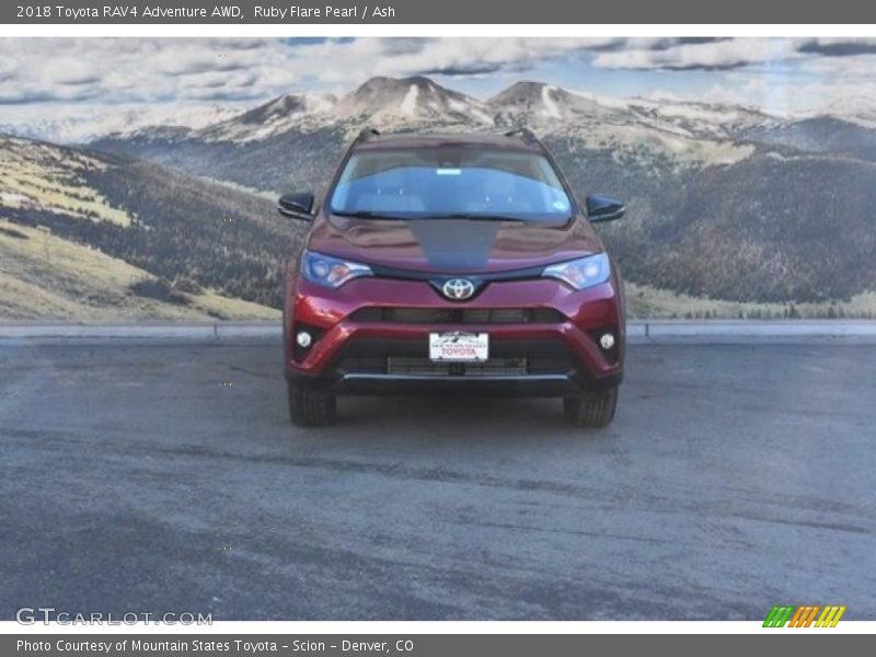 Ruby Flare Pearl / Ash 2018 Toyota RAV4 Adventure AWD
