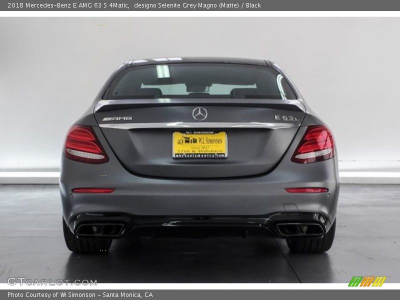 designo Selenite Grey Magno (Matte) / Black 2018 Mercedes-Benz E AMG 63 S 4Matic