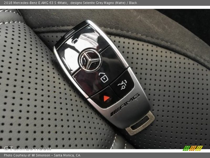 designo Selenite Grey Magno (Matte) / Black 2018 Mercedes-Benz E AMG 63 S 4Matic