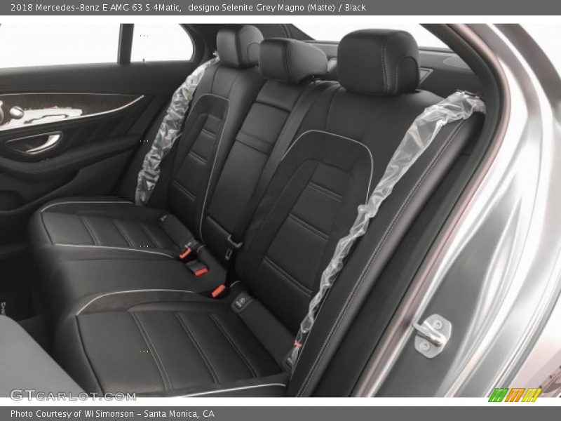 Rear Seat of 2018 E AMG 63 S 4Matic