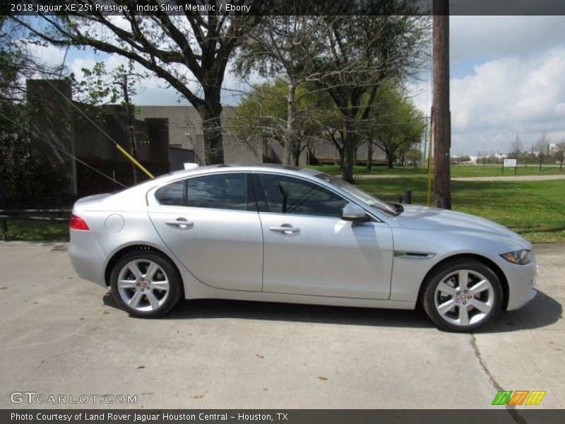 Indus Silver Metallic / Ebony 2018 Jaguar XE 25t Prestige