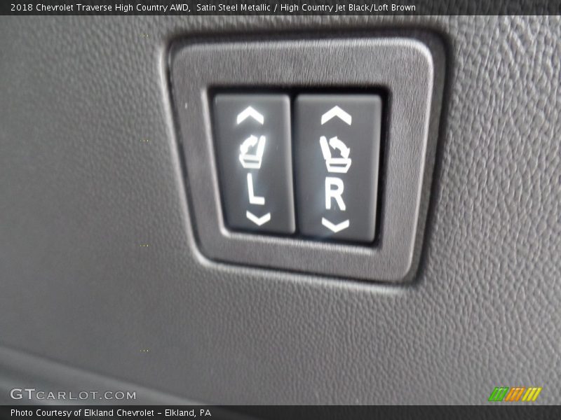 Satin Steel Metallic / High Country Jet Black/Loft Brown 2018 Chevrolet Traverse High Country AWD
