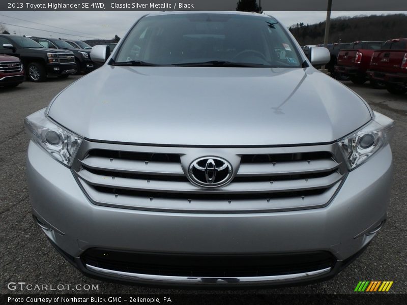 Classic Silver Metallic / Black 2013 Toyota Highlander SE 4WD