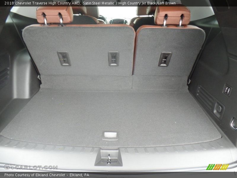Satin Steel Metallic / High Country Jet Black/Loft Brown 2018 Chevrolet Traverse High Country AWD