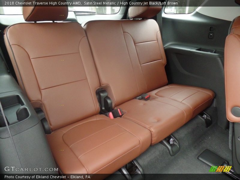 Satin Steel Metallic / High Country Jet Black/Loft Brown 2018 Chevrolet Traverse High Country AWD
