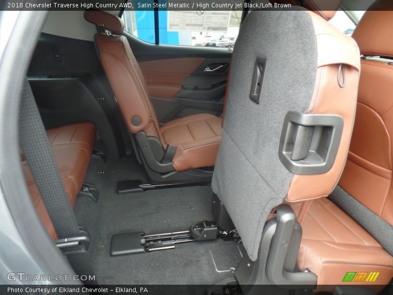 Satin Steel Metallic / High Country Jet Black/Loft Brown 2018 Chevrolet Traverse High Country AWD