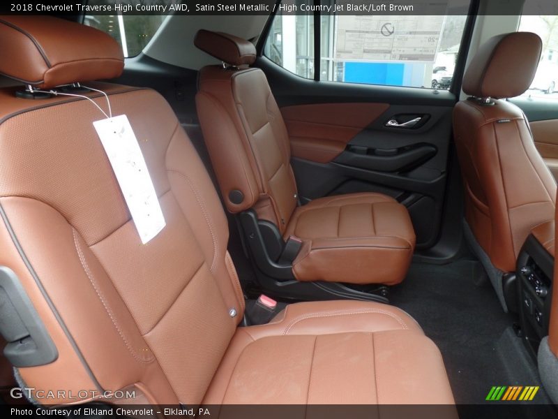 Satin Steel Metallic / High Country Jet Black/Loft Brown 2018 Chevrolet Traverse High Country AWD