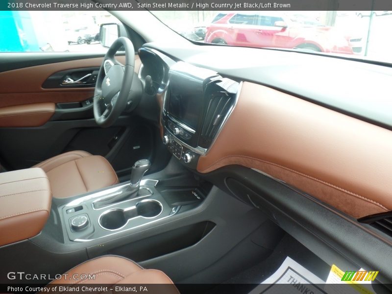 Satin Steel Metallic / High Country Jet Black/Loft Brown 2018 Chevrolet Traverse High Country AWD