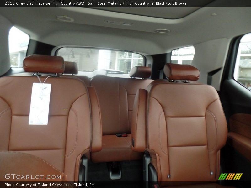 Satin Steel Metallic / High Country Jet Black/Loft Brown 2018 Chevrolet Traverse High Country AWD