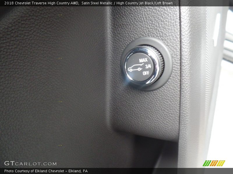 Satin Steel Metallic / High Country Jet Black/Loft Brown 2018 Chevrolet Traverse High Country AWD