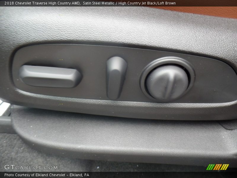 Satin Steel Metallic / High Country Jet Black/Loft Brown 2018 Chevrolet Traverse High Country AWD