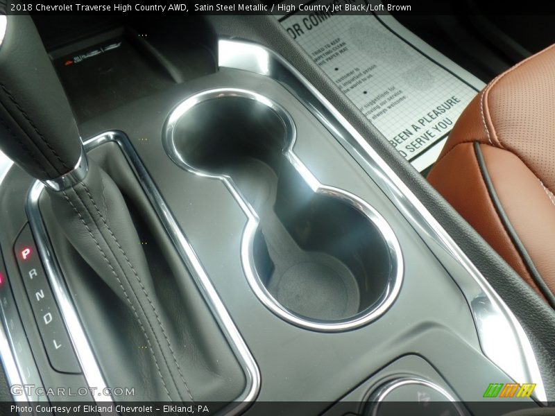 Satin Steel Metallic / High Country Jet Black/Loft Brown 2018 Chevrolet Traverse High Country AWD