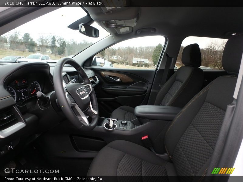 Summit White / ­Jet Black 2018 GMC Terrain SLE AWD