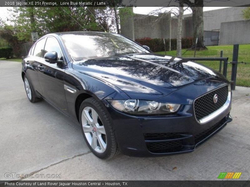 Loire Blue Metallic / Latte 2018 Jaguar XE 25t Prestige
