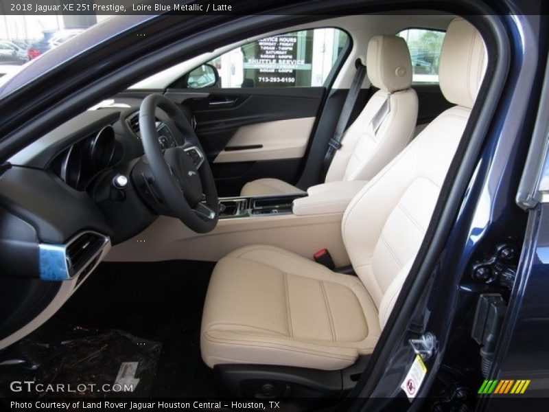 Loire Blue Metallic / Latte 2018 Jaguar XE 25t Prestige