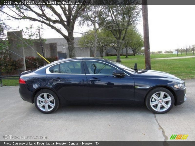 Loire Blue Metallic / Latte 2018 Jaguar XE 25t Prestige