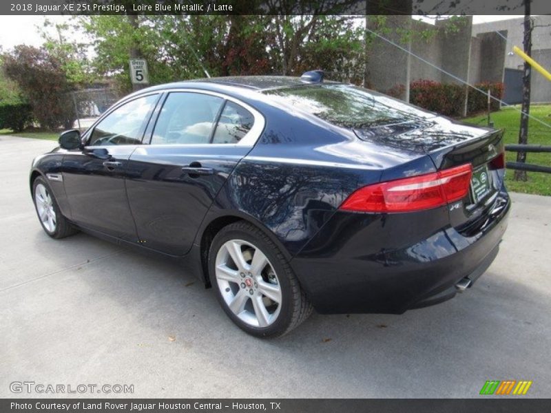 Loire Blue Metallic / Latte 2018 Jaguar XE 25t Prestige