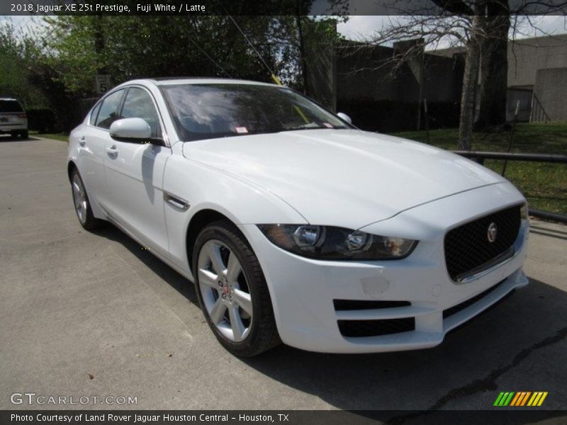 Fuji White / Latte 2018 Jaguar XE 25t Prestige
