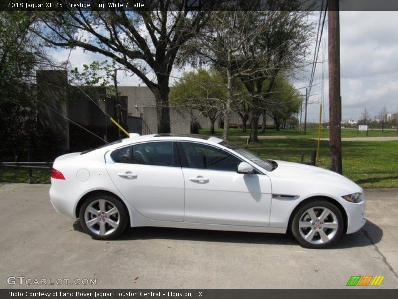 Fuji White / Latte 2018 Jaguar XE 25t Prestige