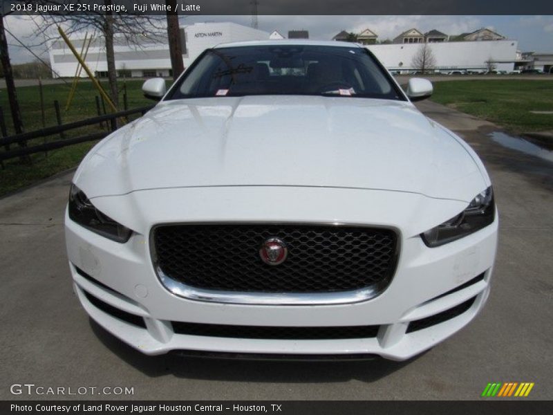 Fuji White / Latte 2018 Jaguar XE 25t Prestige