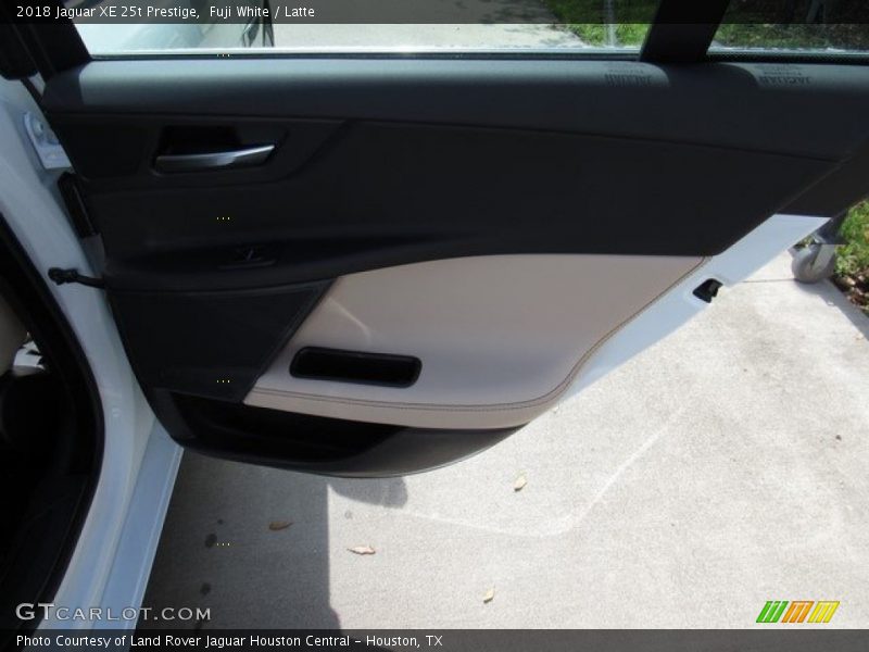 Fuji White / Latte 2018 Jaguar XE 25t Prestige