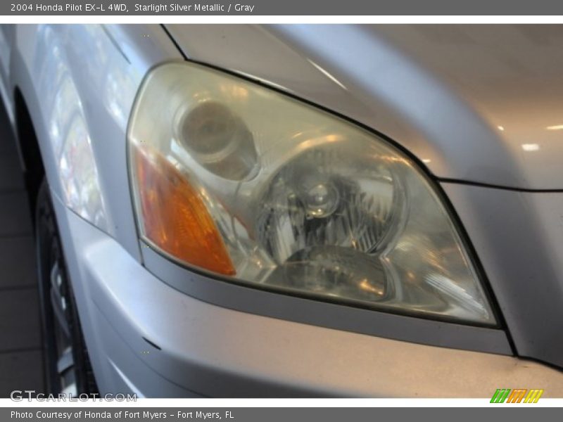 Starlight Silver Metallic / Gray 2004 Honda Pilot EX-L 4WD