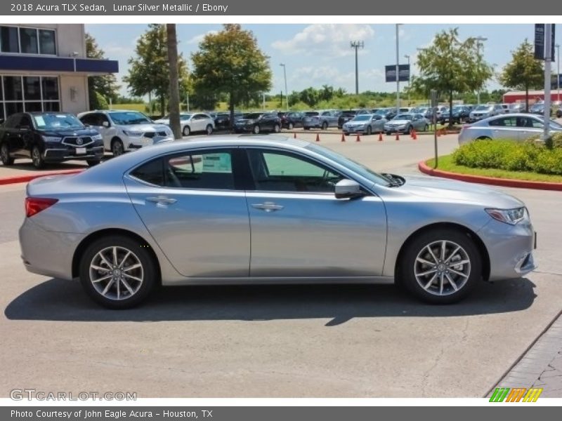 Lunar Silver Metallic / Ebony 2018 Acura TLX Sedan