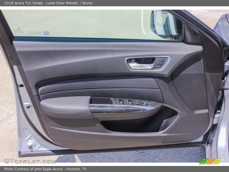 Lunar Silver Metallic / Ebony 2018 Acura TLX Sedan