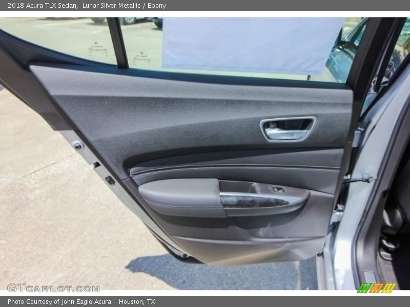 Lunar Silver Metallic / Ebony 2018 Acura TLX Sedan