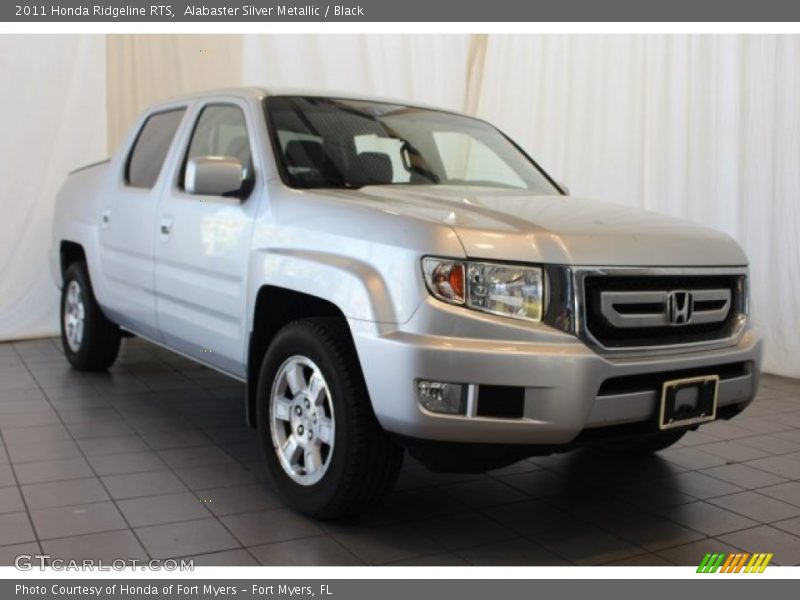 Alabaster Silver Metallic / Black 2011 Honda Ridgeline RTS