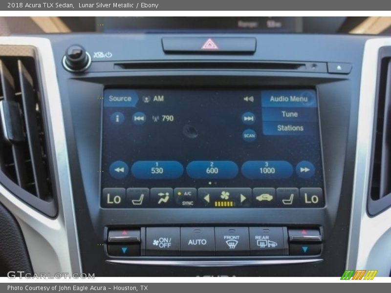 Lunar Silver Metallic / Ebony 2018 Acura TLX Sedan