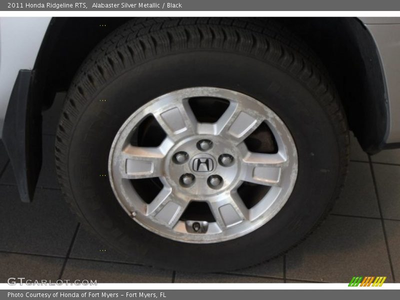 Alabaster Silver Metallic / Black 2011 Honda Ridgeline RTS