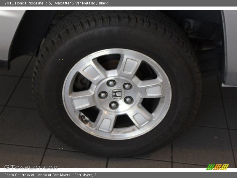 Alabaster Silver Metallic / Black 2011 Honda Ridgeline RTS
