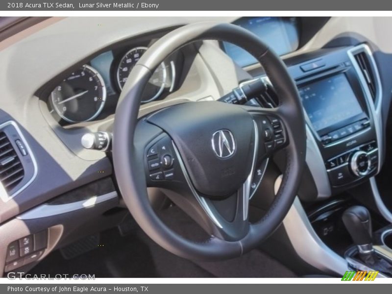 Lunar Silver Metallic / Ebony 2018 Acura TLX Sedan