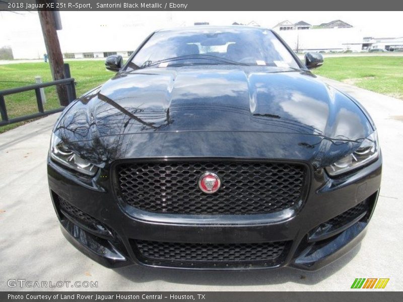 Santorini Black Metallic / Ebony 2018 Jaguar XE 25t R-Sport