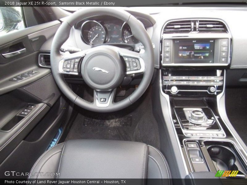 Santorini Black Metallic / Ebony 2018 Jaguar XE 25t R-Sport