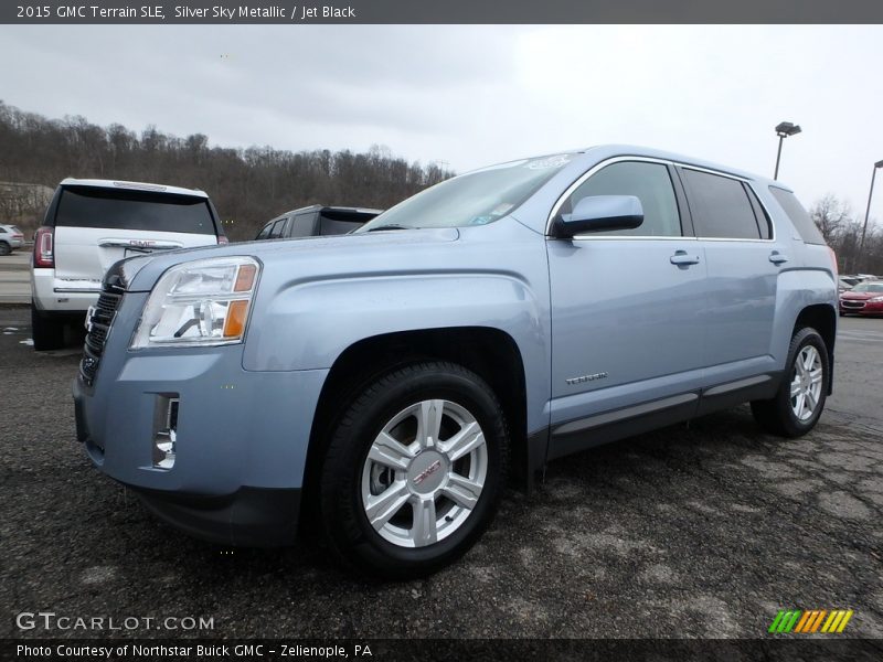 Silver Sky Metallic / Jet Black 2015 GMC Terrain SLE