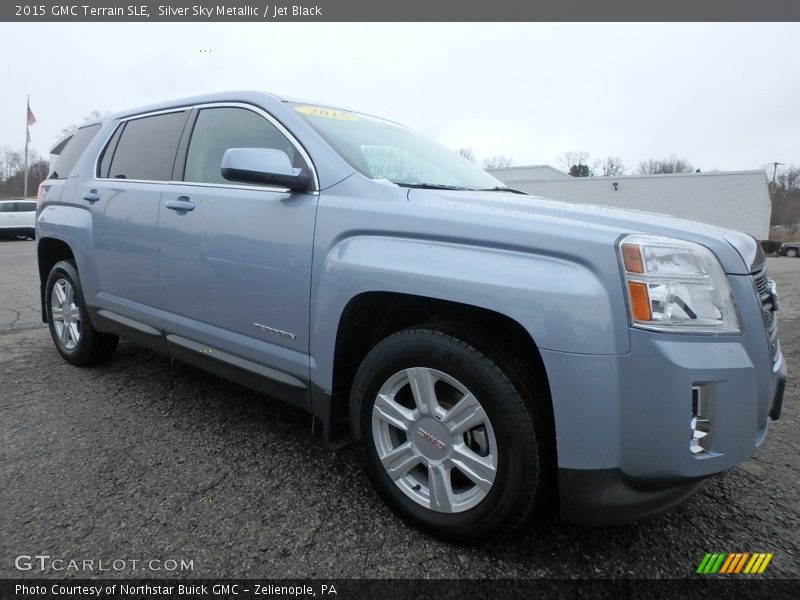 Silver Sky Metallic / Jet Black 2015 GMC Terrain SLE