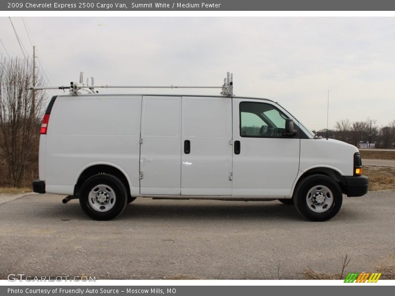 Summit White / Medium Pewter 2009 Chevrolet Express 2500 Cargo Van