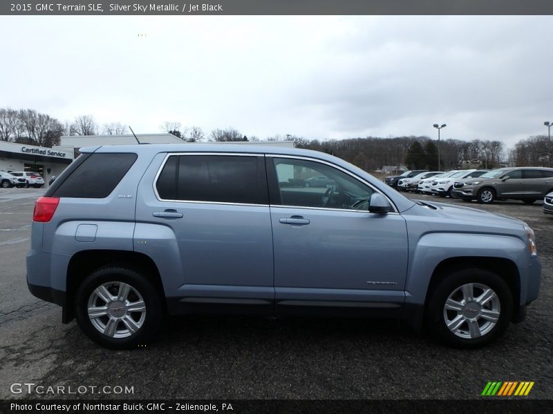 Silver Sky Metallic / Jet Black 2015 GMC Terrain SLE