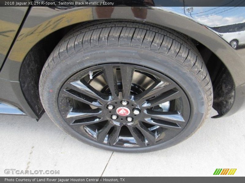 Santorini Black Metallic / Ebony 2018 Jaguar XE 25t R-Sport