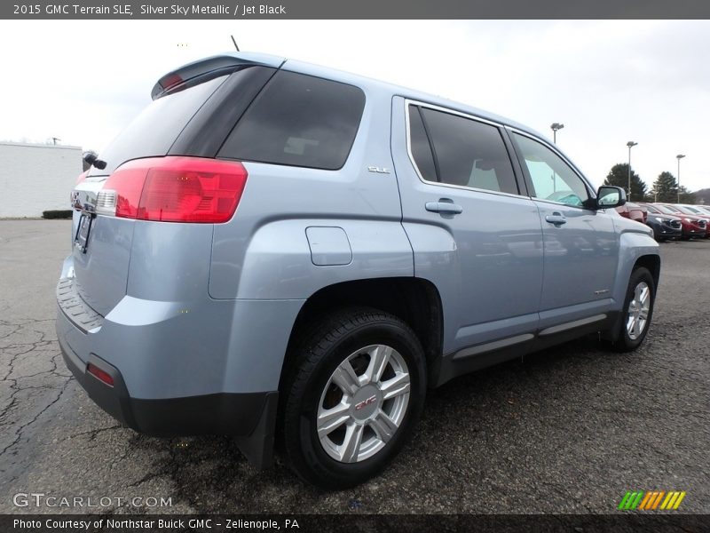 Silver Sky Metallic / Jet Black 2015 GMC Terrain SLE