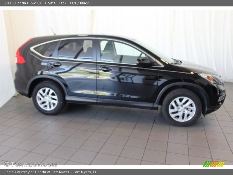 Crystal Black Pearl / Black 2016 Honda CR-V EX