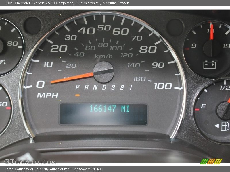 Summit White / Medium Pewter 2009 Chevrolet Express 2500 Cargo Van