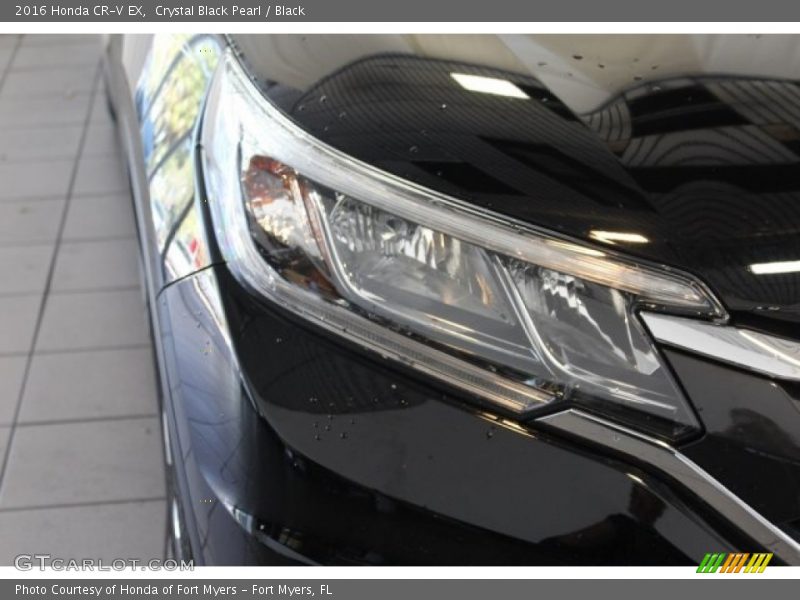 Crystal Black Pearl / Black 2016 Honda CR-V EX