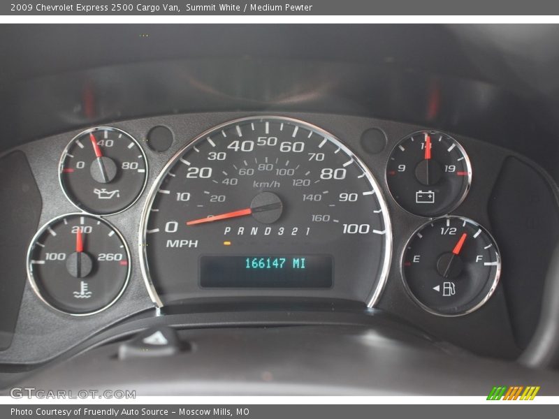 Summit White / Medium Pewter 2009 Chevrolet Express 2500 Cargo Van