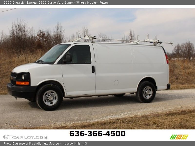 Summit White / Medium Pewter 2009 Chevrolet Express 2500 Cargo Van