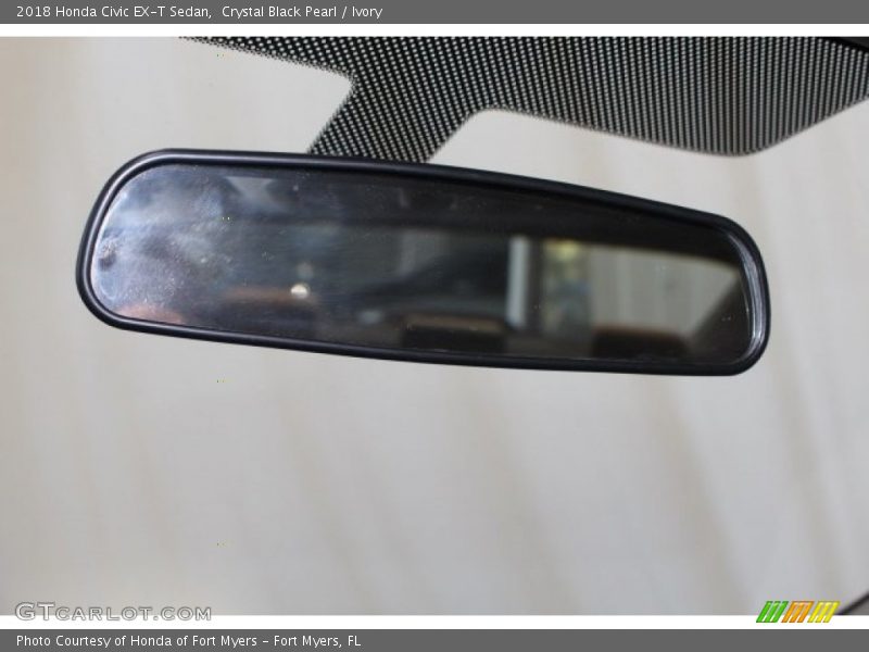 Crystal Black Pearl / Ivory 2018 Honda Civic EX-T Sedan