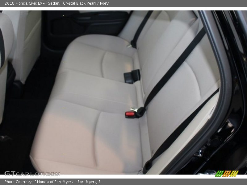 Crystal Black Pearl / Ivory 2018 Honda Civic EX-T Sedan