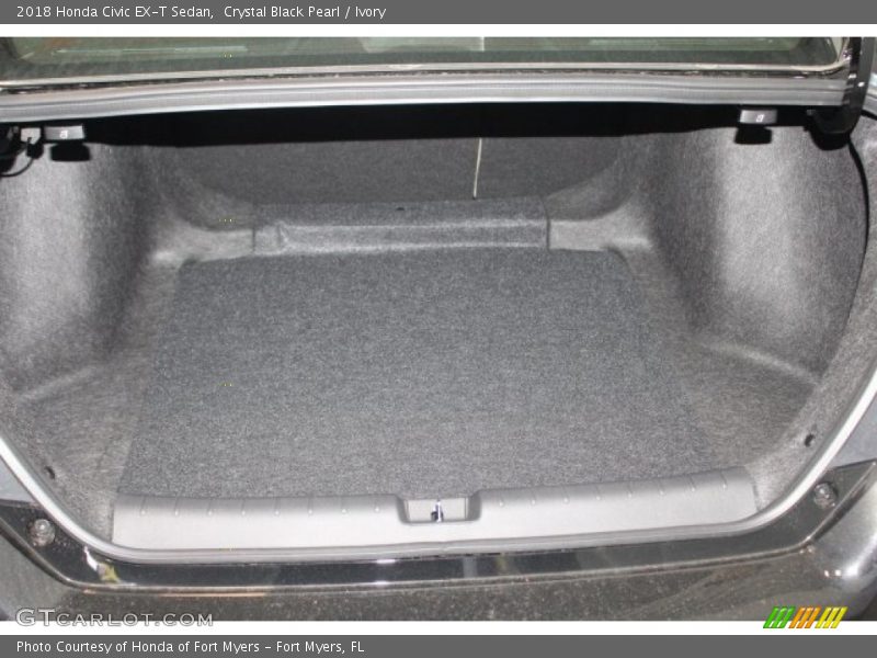 Crystal Black Pearl / Ivory 2018 Honda Civic EX-T Sedan